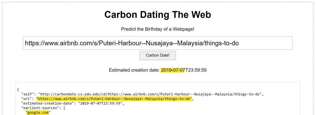 Airbnb Puteri Habour - estimated creation date